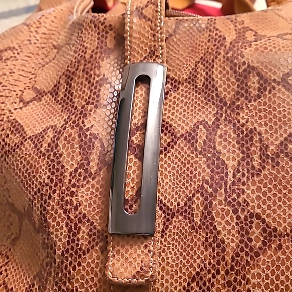 Snakeskin and Leather Bag - Picture 3 of 6